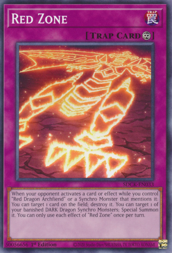 Red Zone - SDCK-EN033 - Common 1st Edition