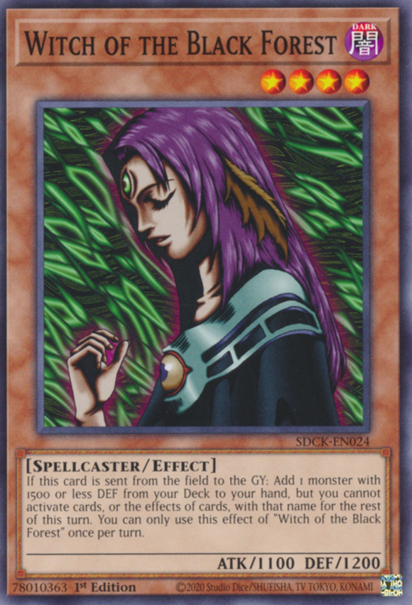 Witch of the Black Forest - SDCK-EN024 - Common 1st Edition