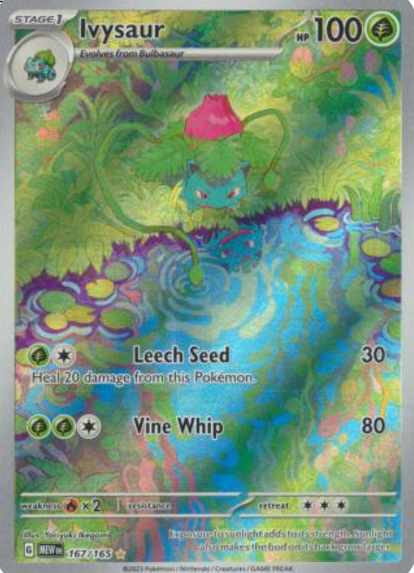 Ivysaur - 167/165 - Illustration Rare