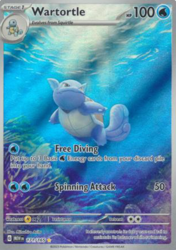 Wartortle - 171/165 - Illustration Rare