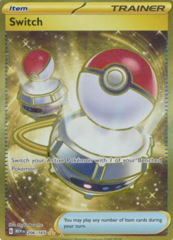 Switch - 206/165 - Gold Secret Rare