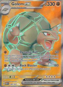 Golem ex - 189/165 - Full Art Secret Rare