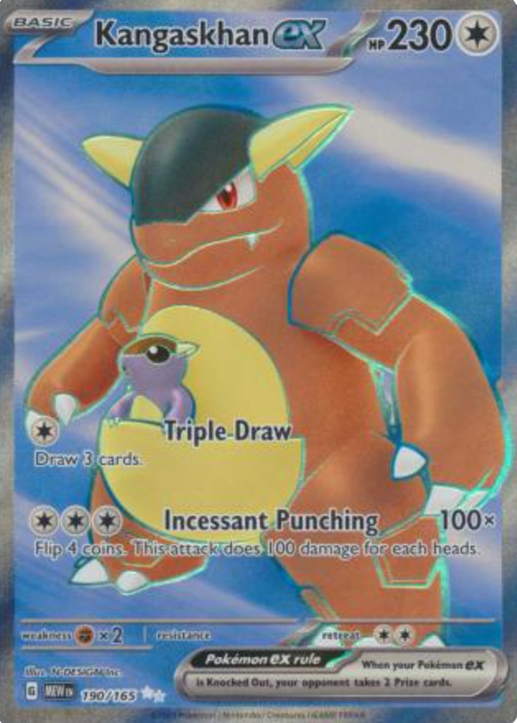 Kangaskhan ex - 190/165 - Full Art Secret Rare