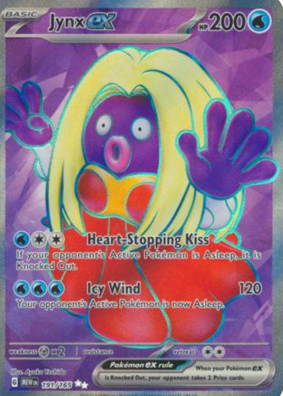 Jynx ex - 191/165 - Full Art Secret Rare