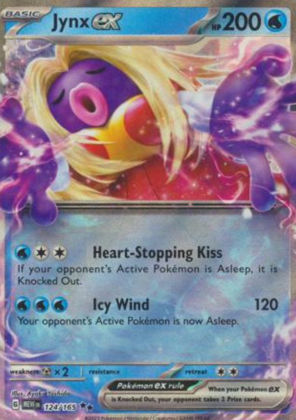 Jynx ex - 124/165 - Ultra Rare