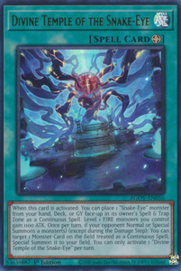 Divine Temple of the Snake-Eye - AGOV-EN056 - Ultra Rare 1st Edition