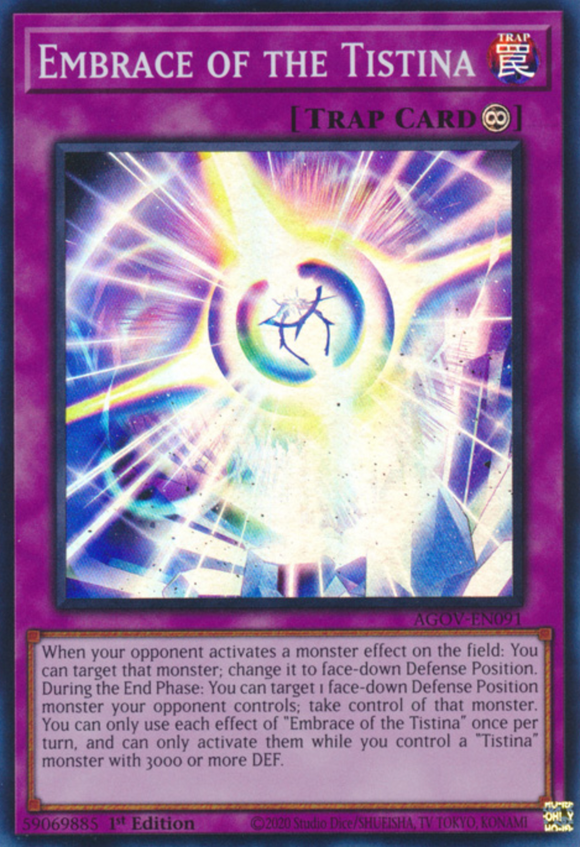 Embrace of the Tistina - AGOV-EN091 - Super Rare - 1st Edition