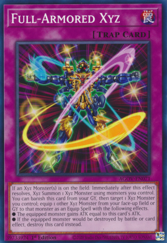Full-Armored Xyz - AGOV-EN071 - Common 1st Edition