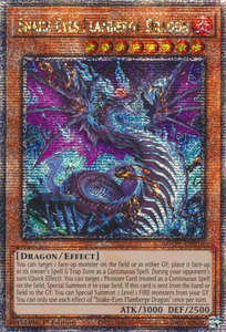 Snake-Eyes Flamberge Dragon - AGOV-EN010 - Quarter Century Rare 1st Edition