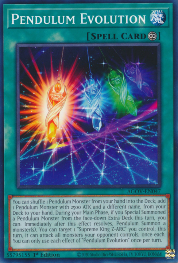 Pendulum Evolution - AGOV-EN047 - Common - 1st Edition