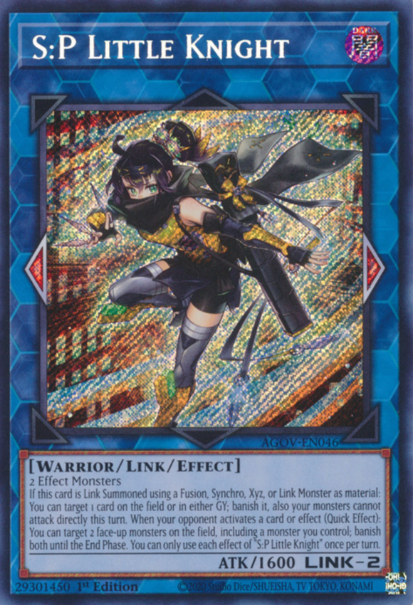 S:P Little Knight - AGOV-EN046 - Secret Rare 1st Edition
