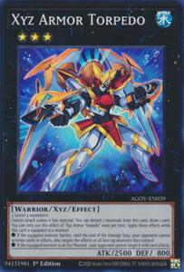 Xyz Armor Torpedo - AGOV-EN039 - Super Rare 1st Edition