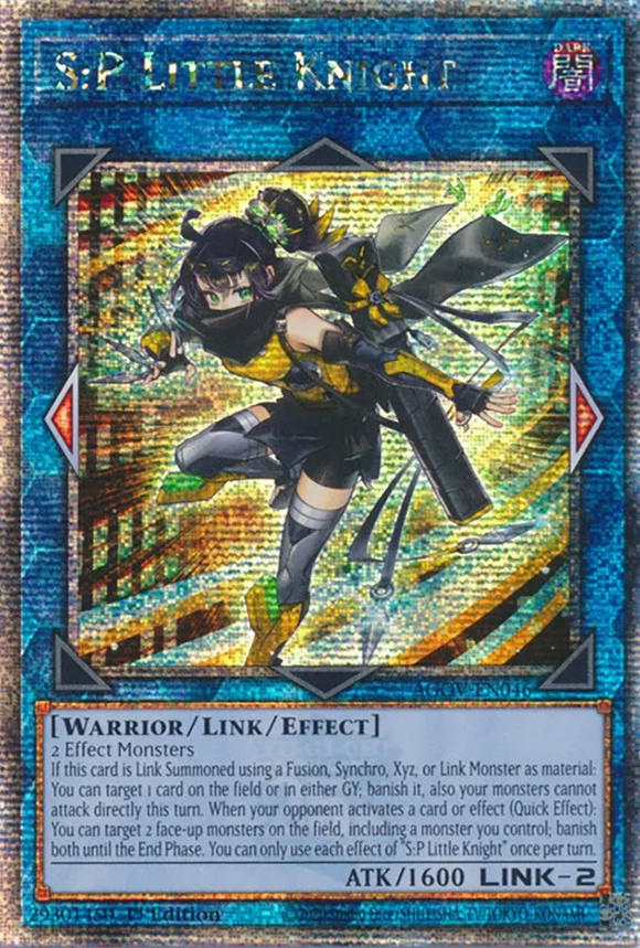 S:P Little Knight - AGOV-EN046 - Quarter Century Rare 1st Edition