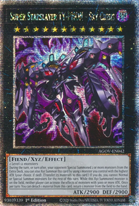 Super Starslayer TY-PHON - Sky Crisis - AGOV-EN042 - Quarter Century Rare 1st Edition