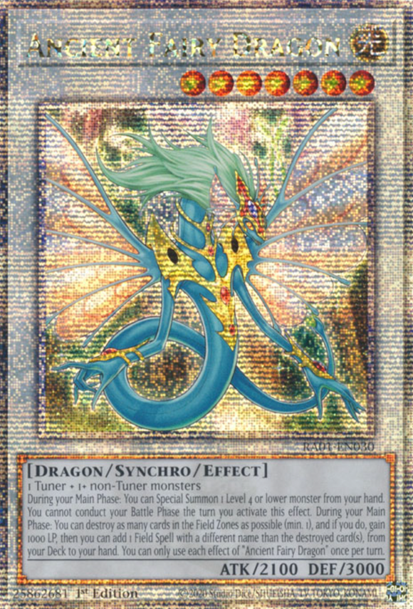 Ancient Fairy Dragon - RA01-EN030 - Quarter Century Secret Rare 1st Edition