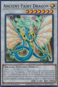 Ancient Fairy Dragon - RA01-EN030 - Super Rare 1st Edition