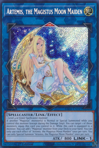 Artemis, the Magistus Moon Maiden - RA01-EN049 - Secret Rare 1st Edition