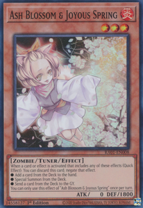 Ash Blossom & Joyous Spring - RA01-EN008 - Super Rare 1st Edition