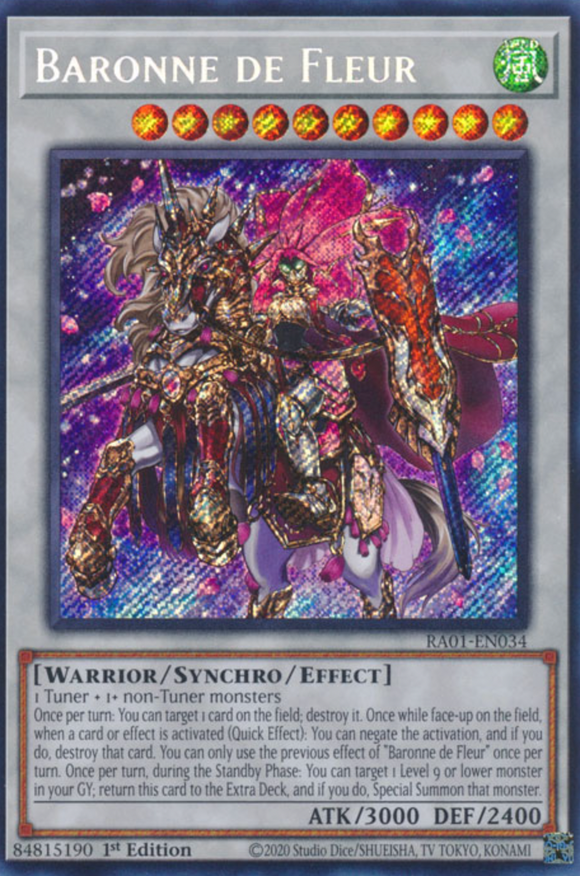 Baronne de Fleur - RA01-EN034 - Secret Rare 1st Edition