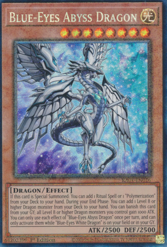 Blue-Eyes Abyss Dragon - RA01-EN016 - Collector's Rare 1st Edition