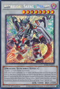 Borreload Savage Dragon - RA01-EN033 - Platinum Secret Rare 1st Edition