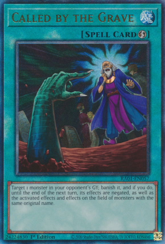 Called by the Grave - RA01-EN057 - Ultimate Rare 1st Edition