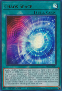 Chaos Space - RA01-EN065 - Ultra Rare 1st Edition