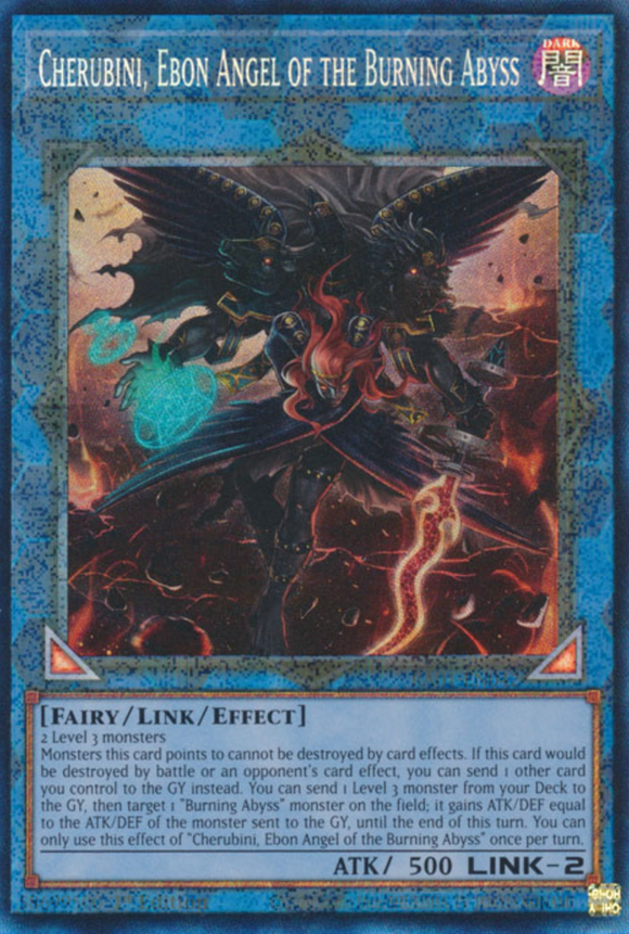 Cherubini, Ebon Angel of the Burning Abyss - RA01-EN042 - Collector's Rare 1st Edition