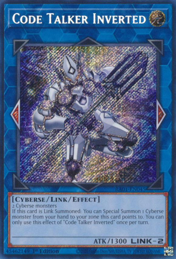 Code Talker Inverted - RA01-EN045 - Secret Rare 1st Edition