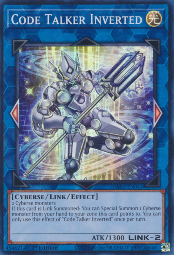 Code Talker Inverted - RA01-EN045 - Super Rare 1st Edition