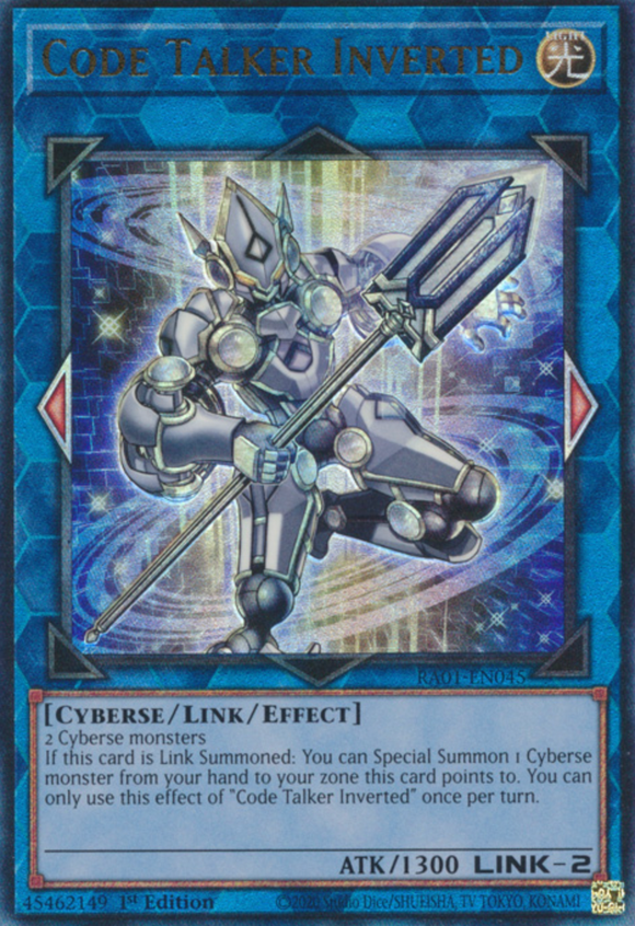 Code Talker Inverted - RA01-EN045 - Ultimate Rare 1st Edition