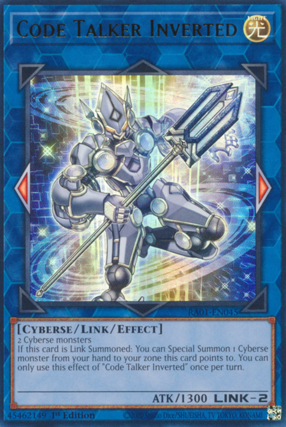 Code Talker Inverted - RA01-EN045 - Ultra Rare 1st Edition