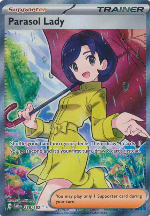 Parasol Lady - 238/182 - Full Art Secret Rare