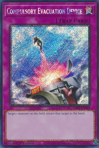 Compulsory Evacuation Device - RA01-EN069 - Platinum Secret Rare 1st Edition