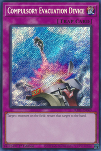 Compulsory Evacuation Device - RA01-EN069 - Secret Rare 1st Edition