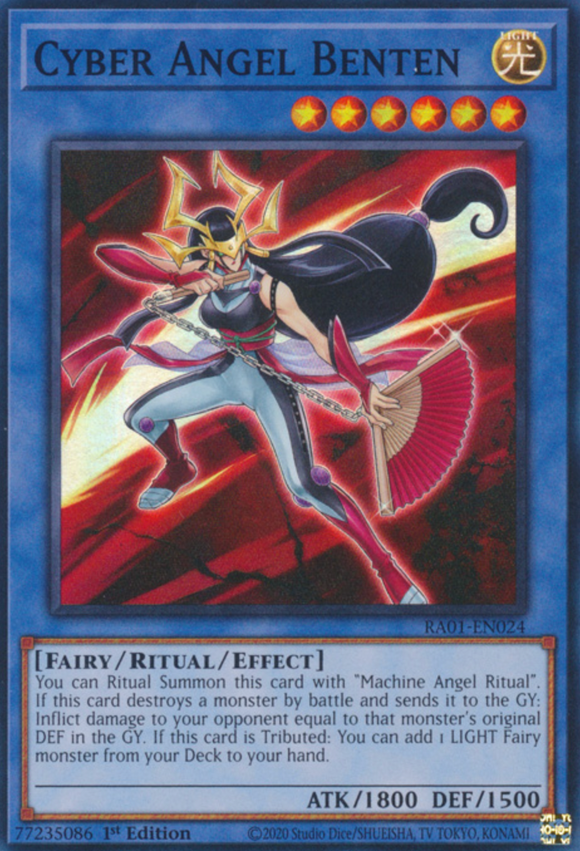 Cyber Angel Benten - RA01-EN024 - Super Rare 1st Edition