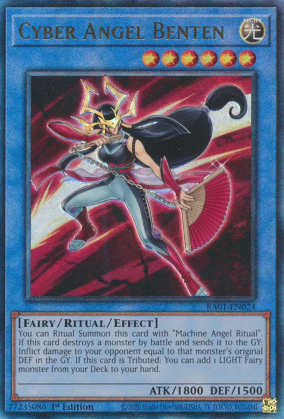 Cyber Angel Benten - RA01-EN024 - Ultimate Rare 1st Edition