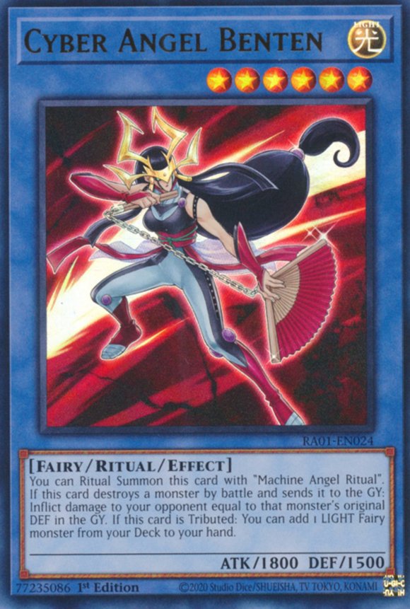 Cyber Angel Benten - RA01-EN024 - Ultra Rare 1st Edition