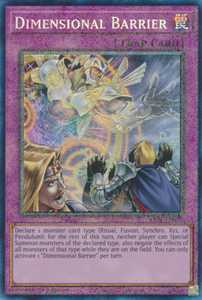 Dimensional Barrier - RA01-EN072 - Collector's Rare 1st Edition