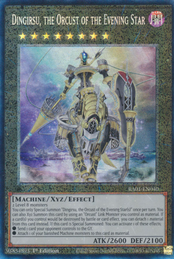 Dingirsu, the Orcust of the Evening Star - RA01-EN040 - Collector's Rare 1st Edition
