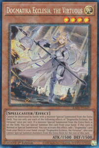 Dogmatika Ecclesia, the Virtuous - RA01-EN020 - Collector's Rare 1st Edition