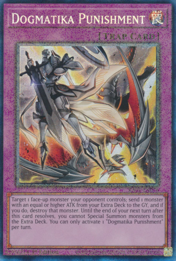 Dogmatika Punishment - RA01-EN076 - Collector's Rare 1st Edition