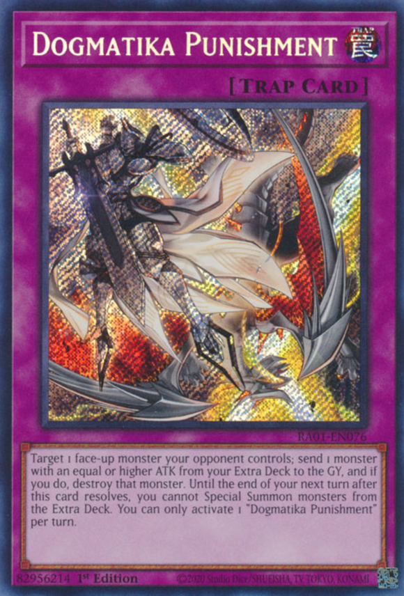 Dogmatika Punishment - RA01-EN076 - Secret Rare 1st Edition