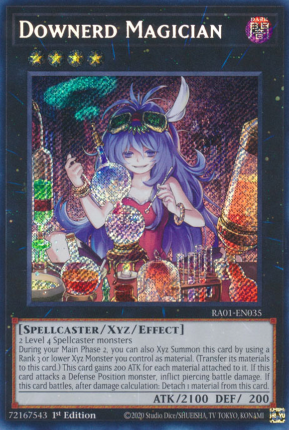 Downerd Magician - RA01-EN035 - Secret Rare 1st Edition