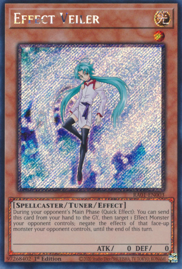 Effect Veiler - RA01-EN003 - Platinum Secret Rare 1st Edition