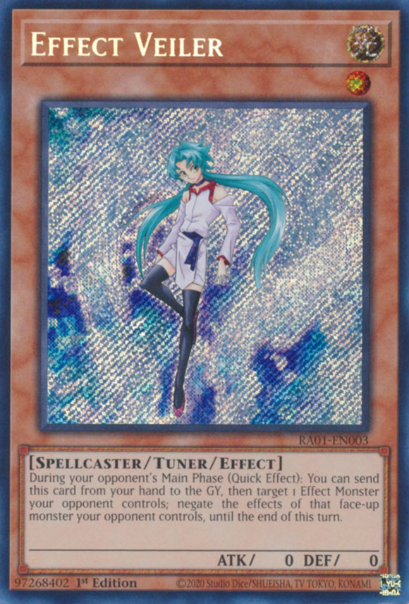 Effect Veiler - RA01-EN003 - Secret Rare 1st Edition