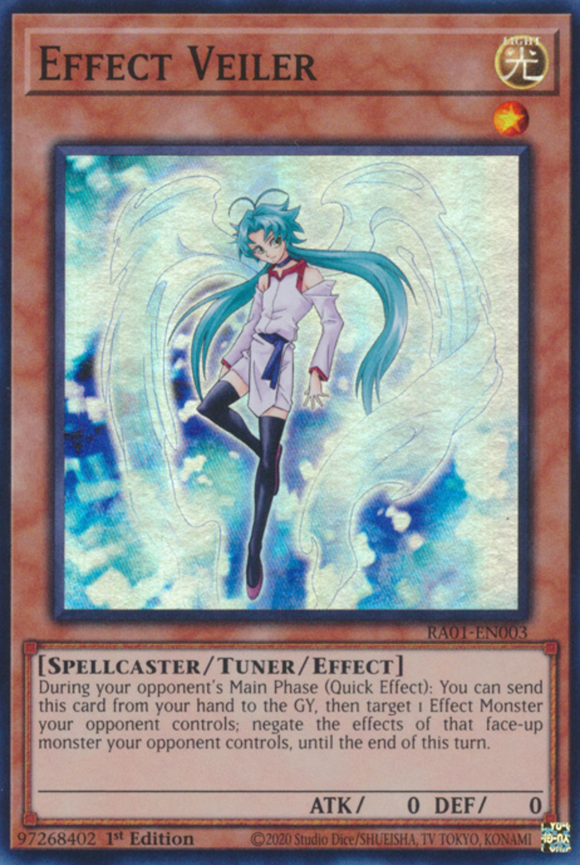 Effect Veiler - RA01-EN003 - Super Rare 1st Edition