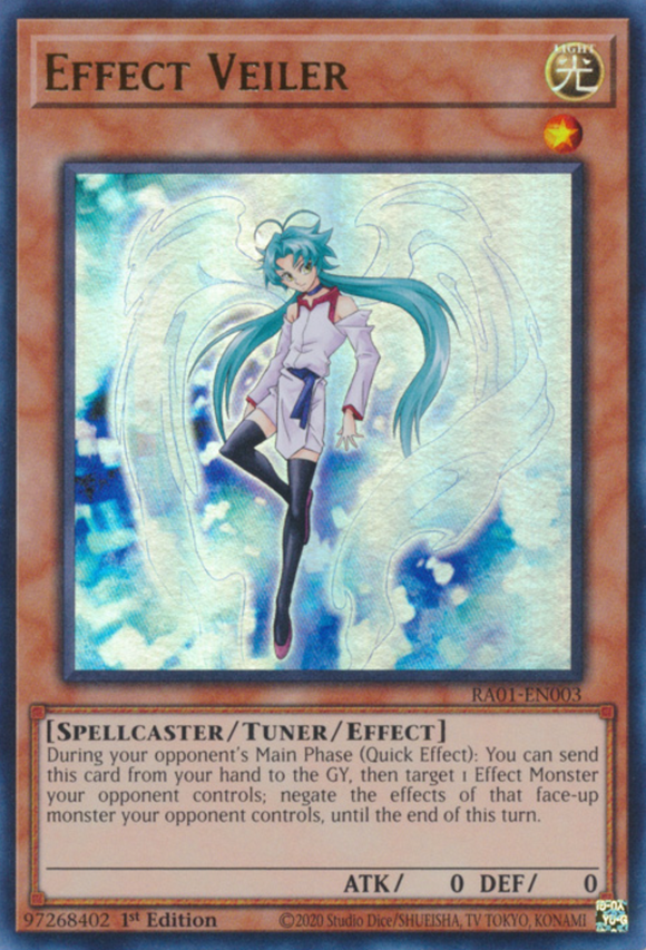 Effect Veiler - RA01-EN003 - Ultra Rare 1st Edition