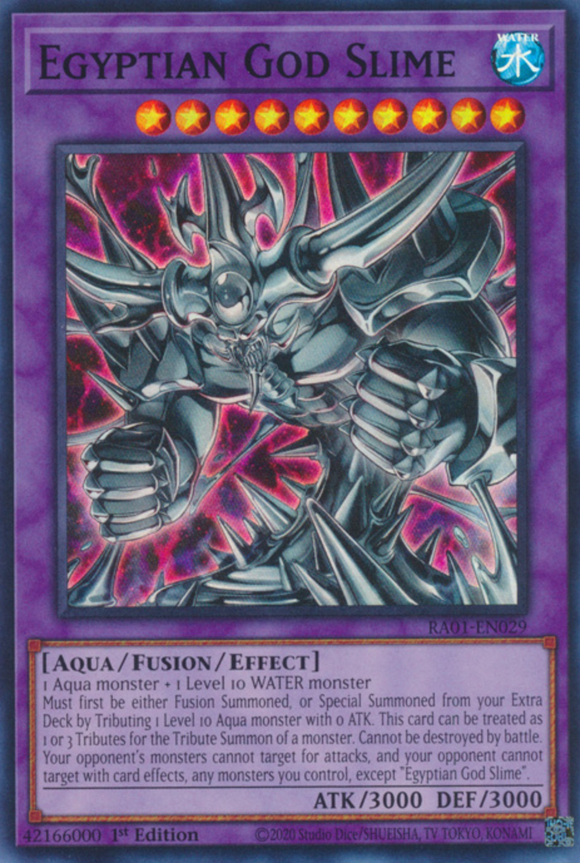 Egyptian God Slime - RA01-EN029 - Super Rare 1st Edition