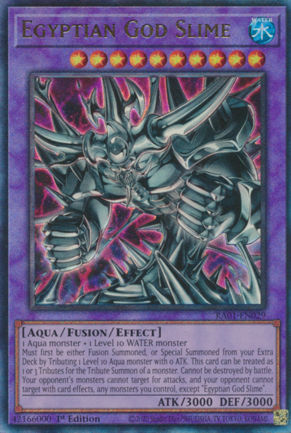 Egyptian God Slime - RA01-EN029 - Ultimate Rare 1st Edition